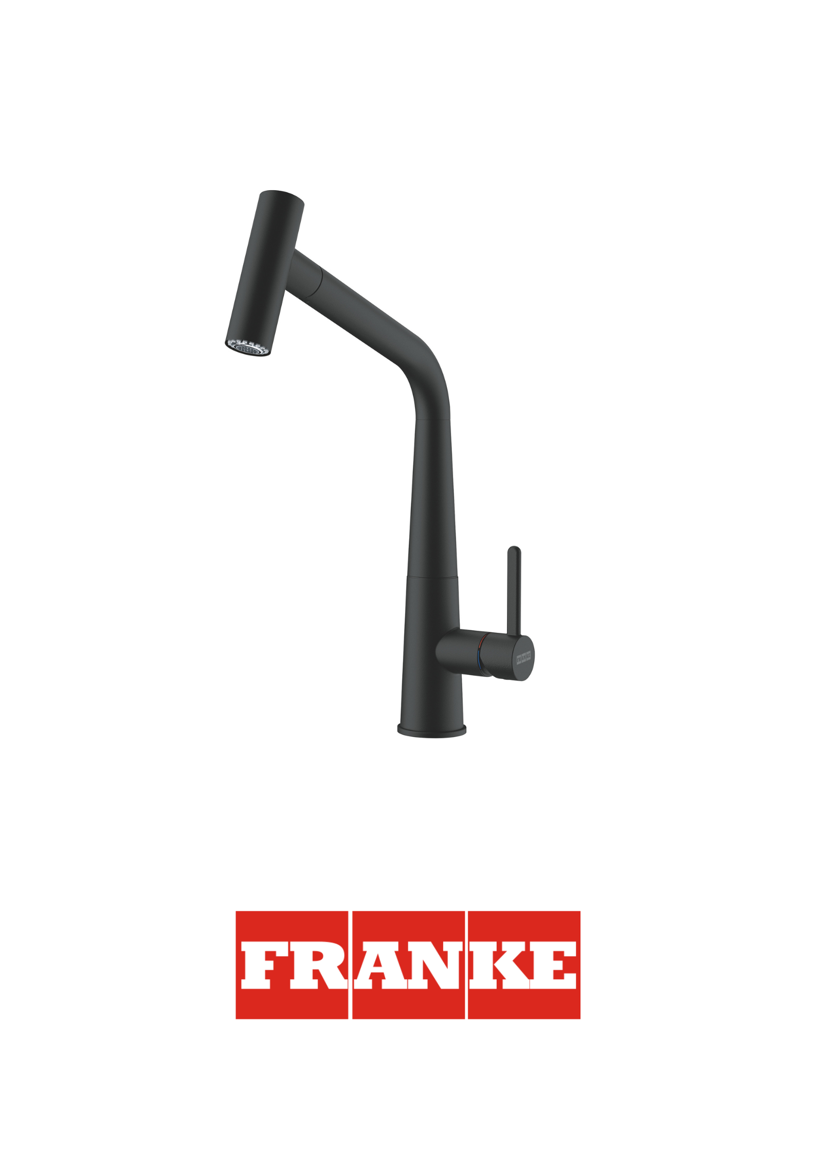 FRANKE - Grifo mezclador extraíble - ICON DOCCIA BLACK MATT - 115.0625.190