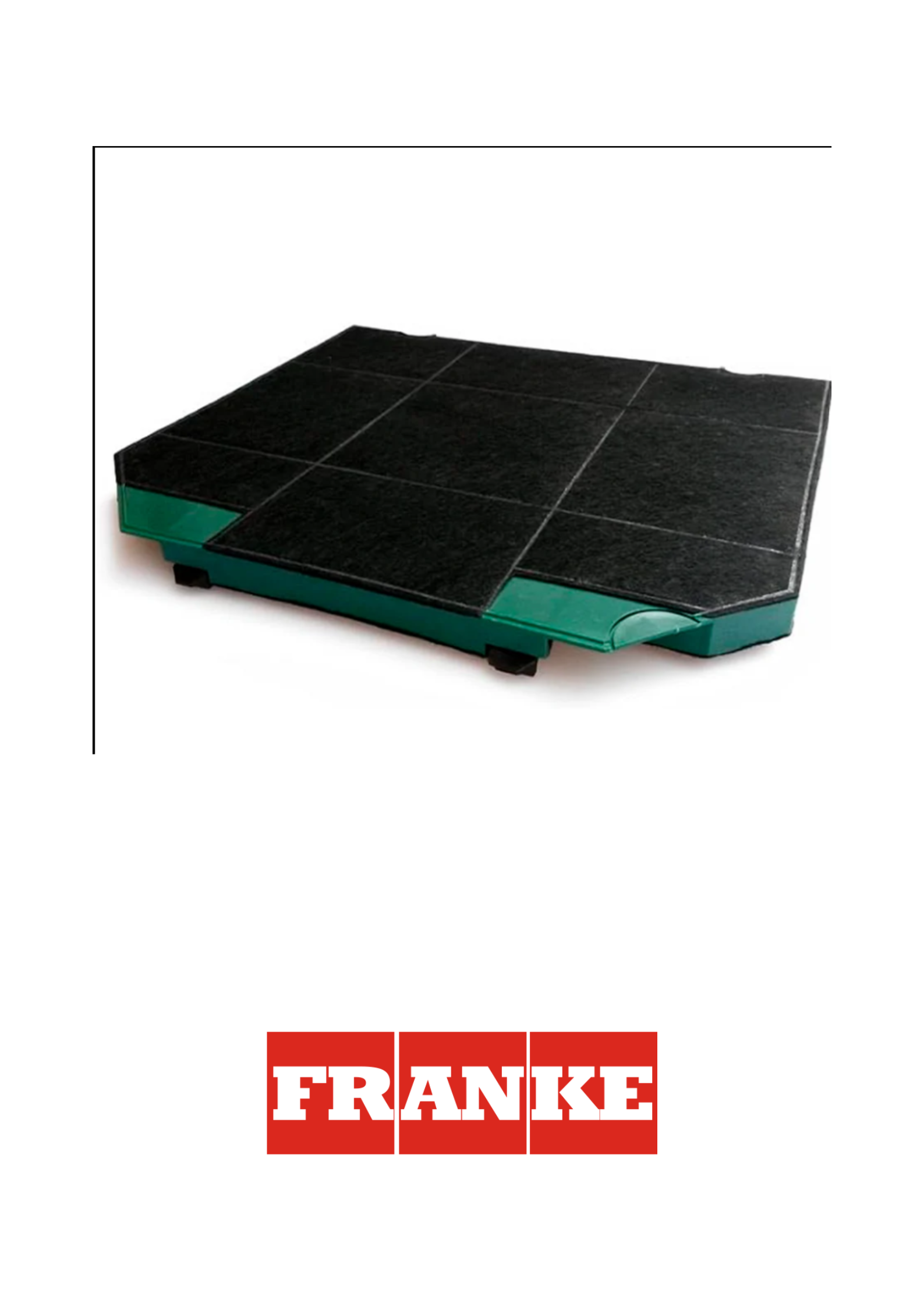 FRANKE - Filtro de Carbón activado Cuadrado Básico - 112.0016.756