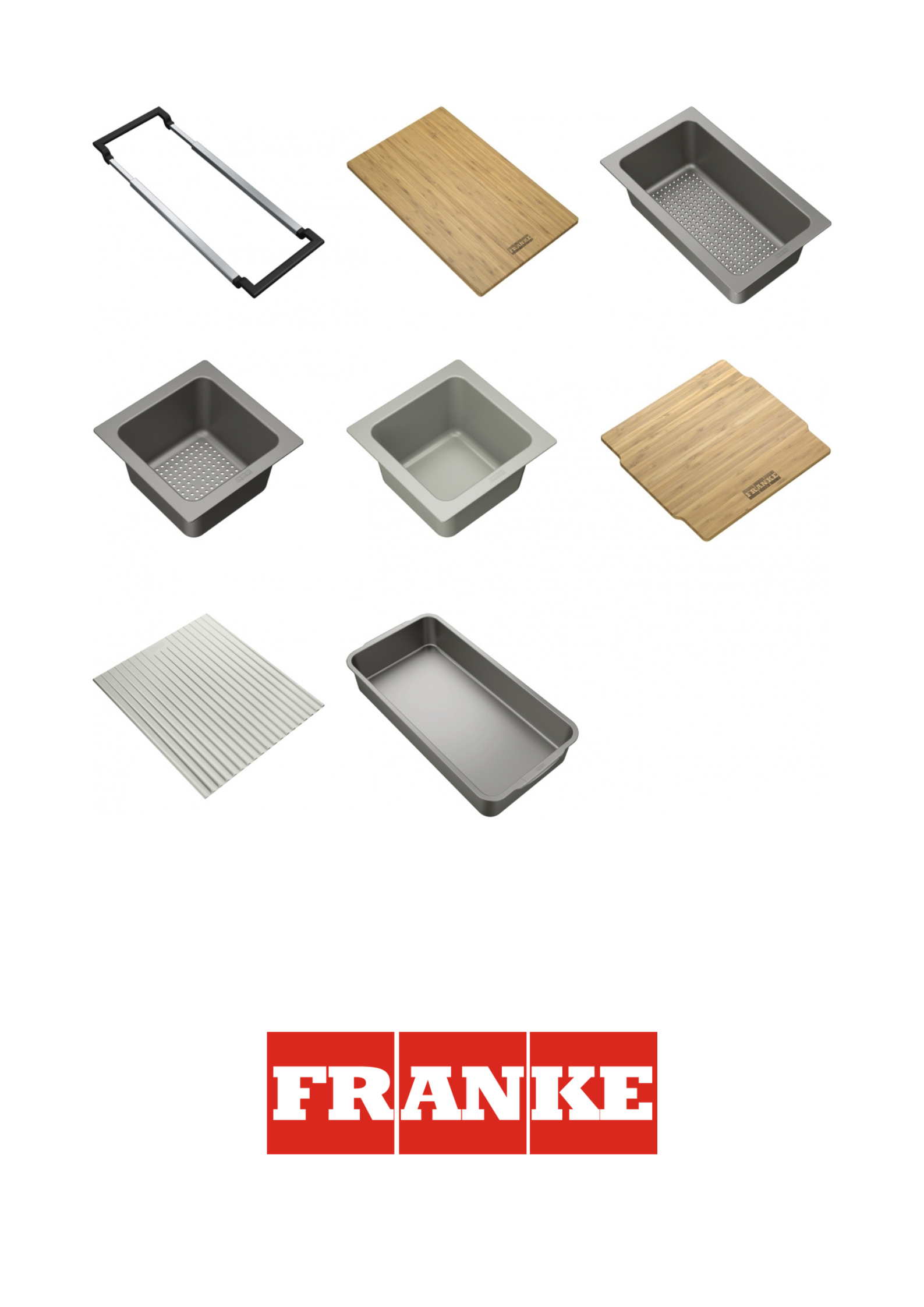 FRANKE - Set 8 Piezas Accesorios Lavaplatos All-In - 112.0655.489