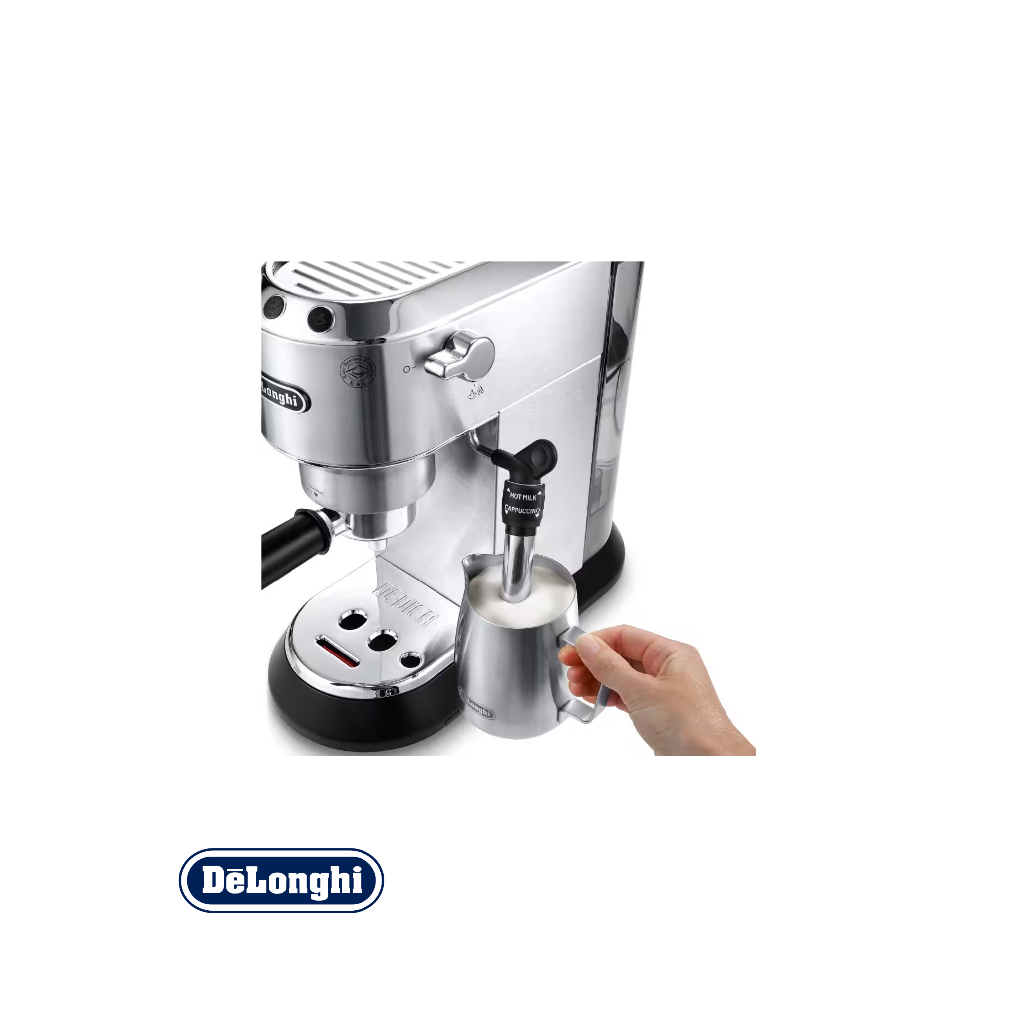DELONGHI -  Máquina Espresso Dedica Silver - EC685M