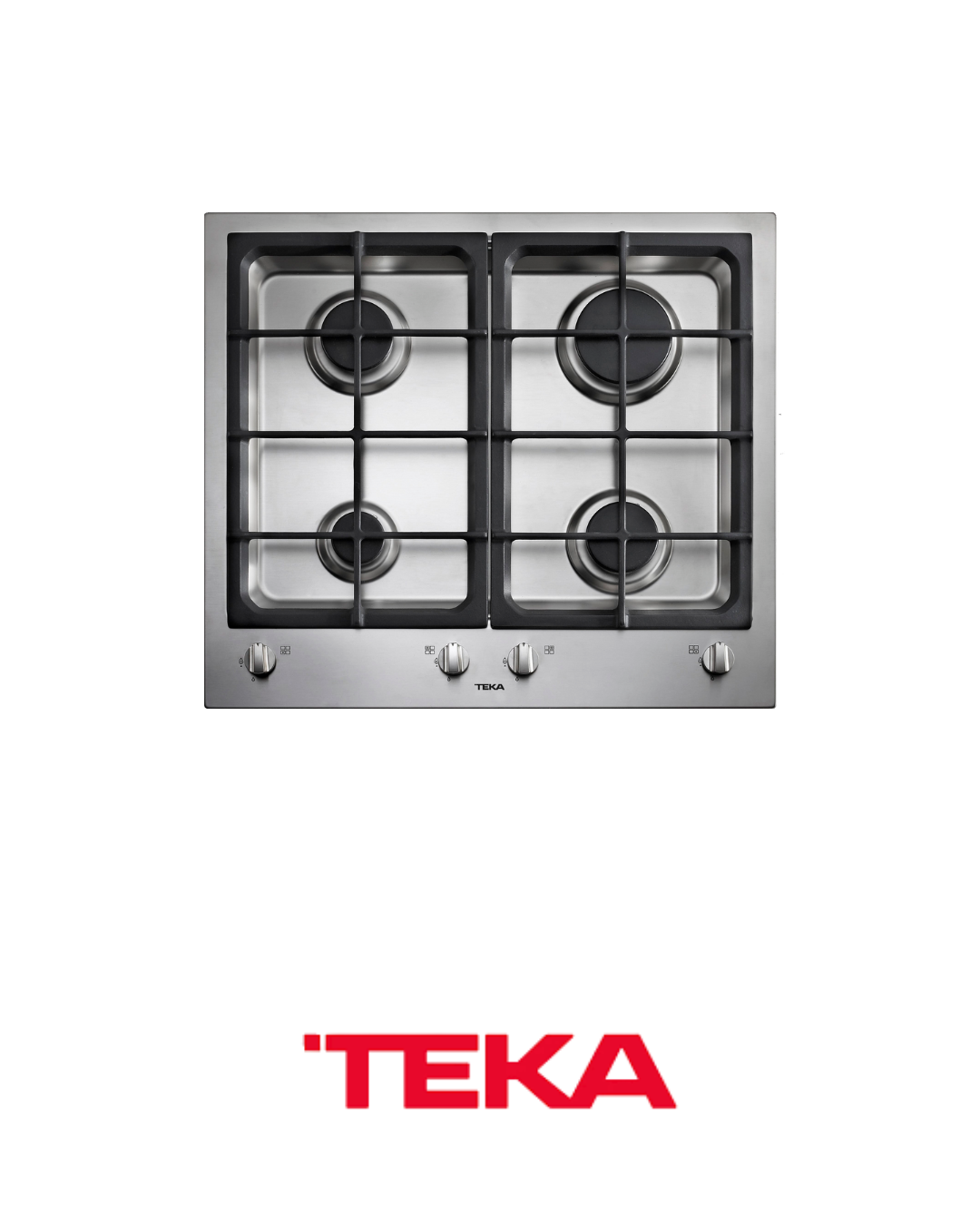 TEKA - Cubierta de cocción de gas 59CM; EW 60 4G AI AL - 40218050