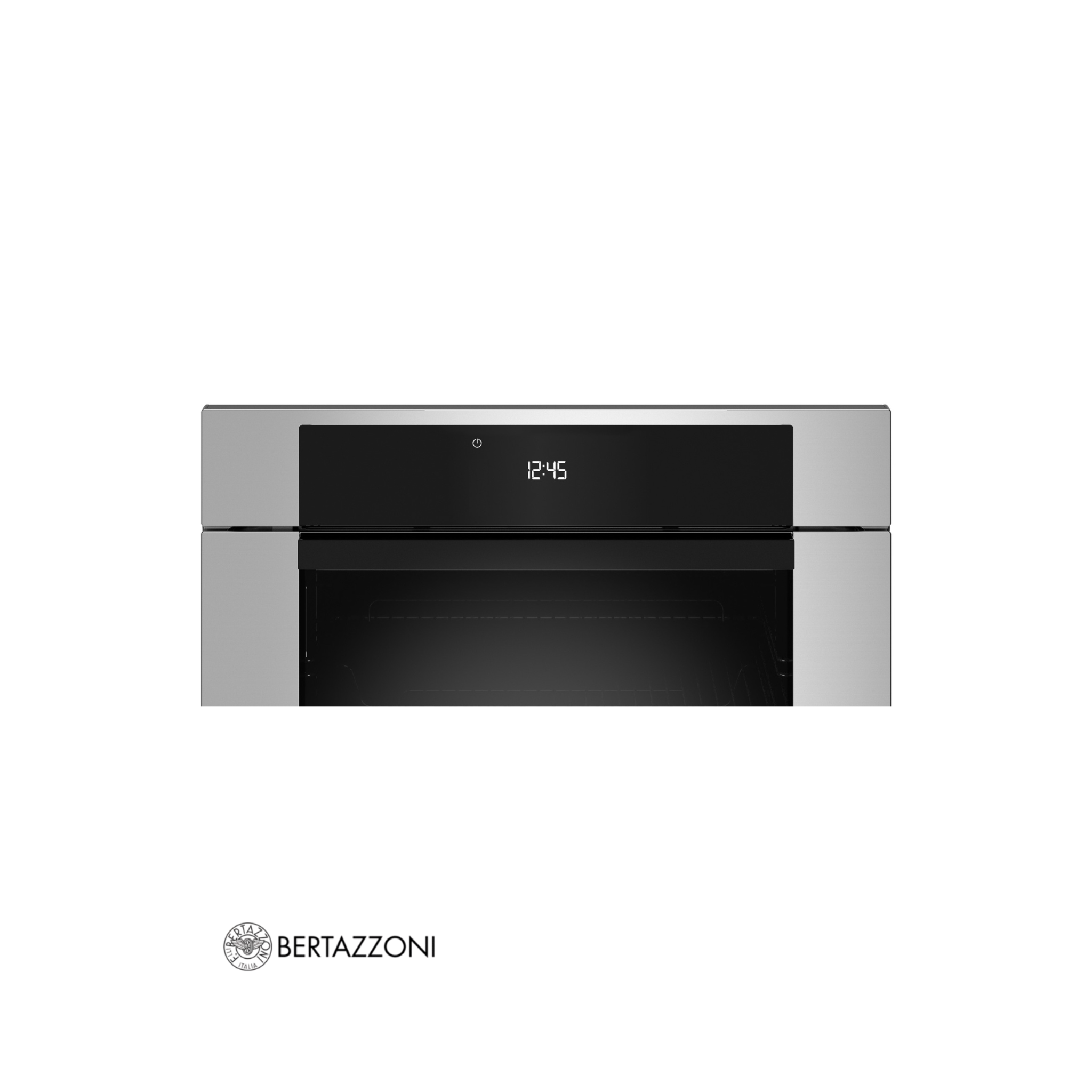 BERTAZZONI - Horno Moderno Combi 60x45Cm, Microondas, Pantalla TFT - Color Acero - F457MODMWTX-60