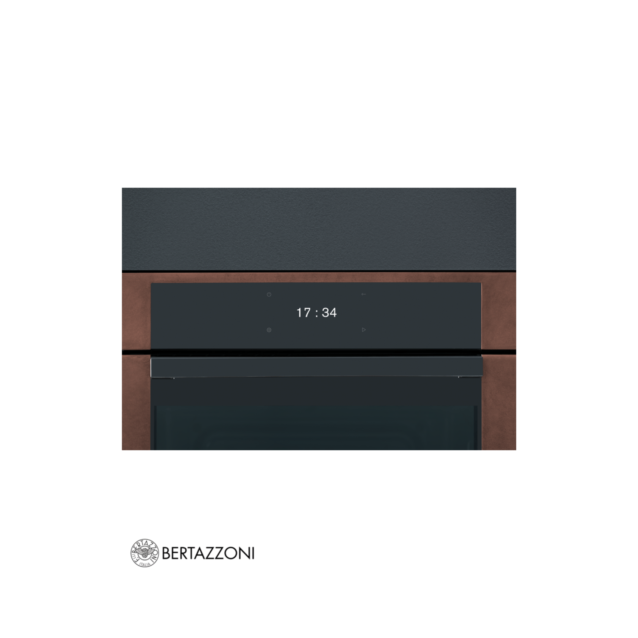 BERTAZZONI - Horno Moderno 60CM, Full Vapor, Pirolítico, Pantalla TFT, Color Cobre - F6011MODVPTC/23