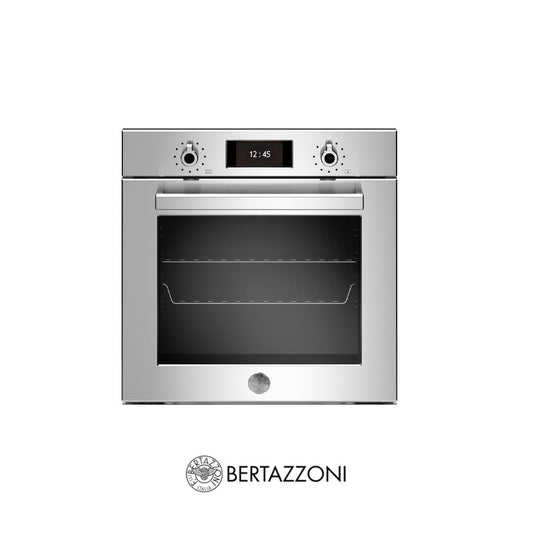 BERTAZZONI - F6011PROVPTX  - Horno Professional multifunción vapor pirolitico 60cm Acero