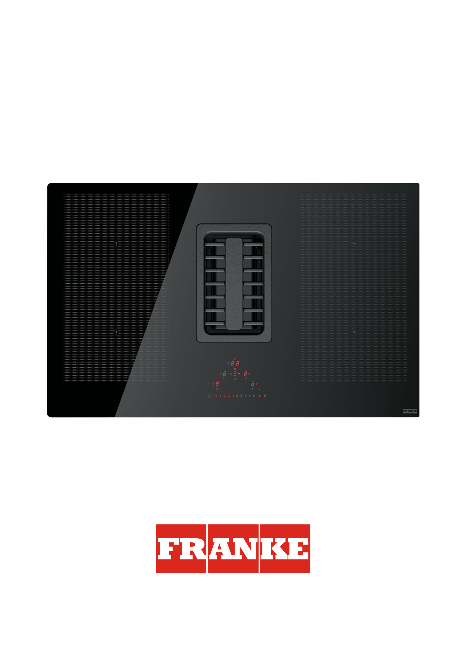 FRANKE - Cubierta inducción / Extractor vidrio negro - FMA 839 HI -340.0595.364