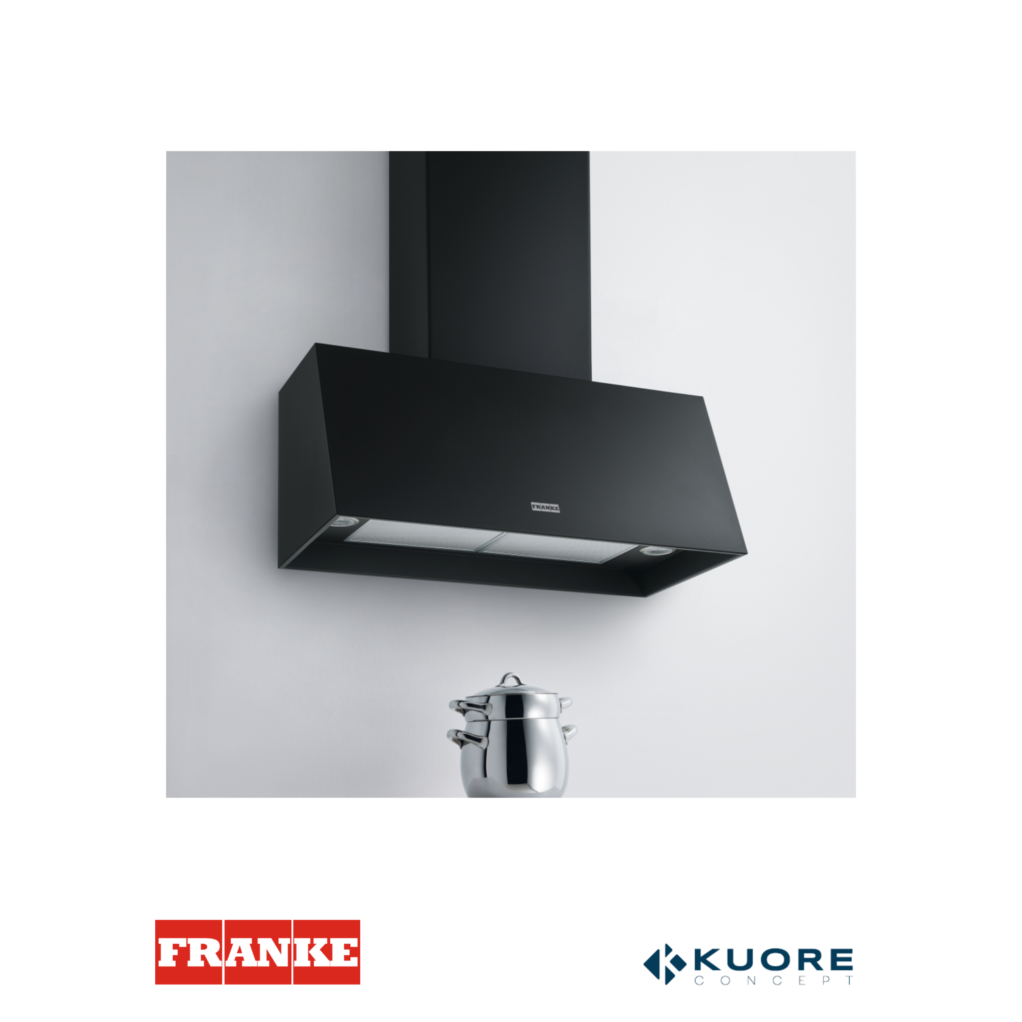 FRANKE - Extractor de pared negro mate - FCO 70 BK MATT - 3210536200