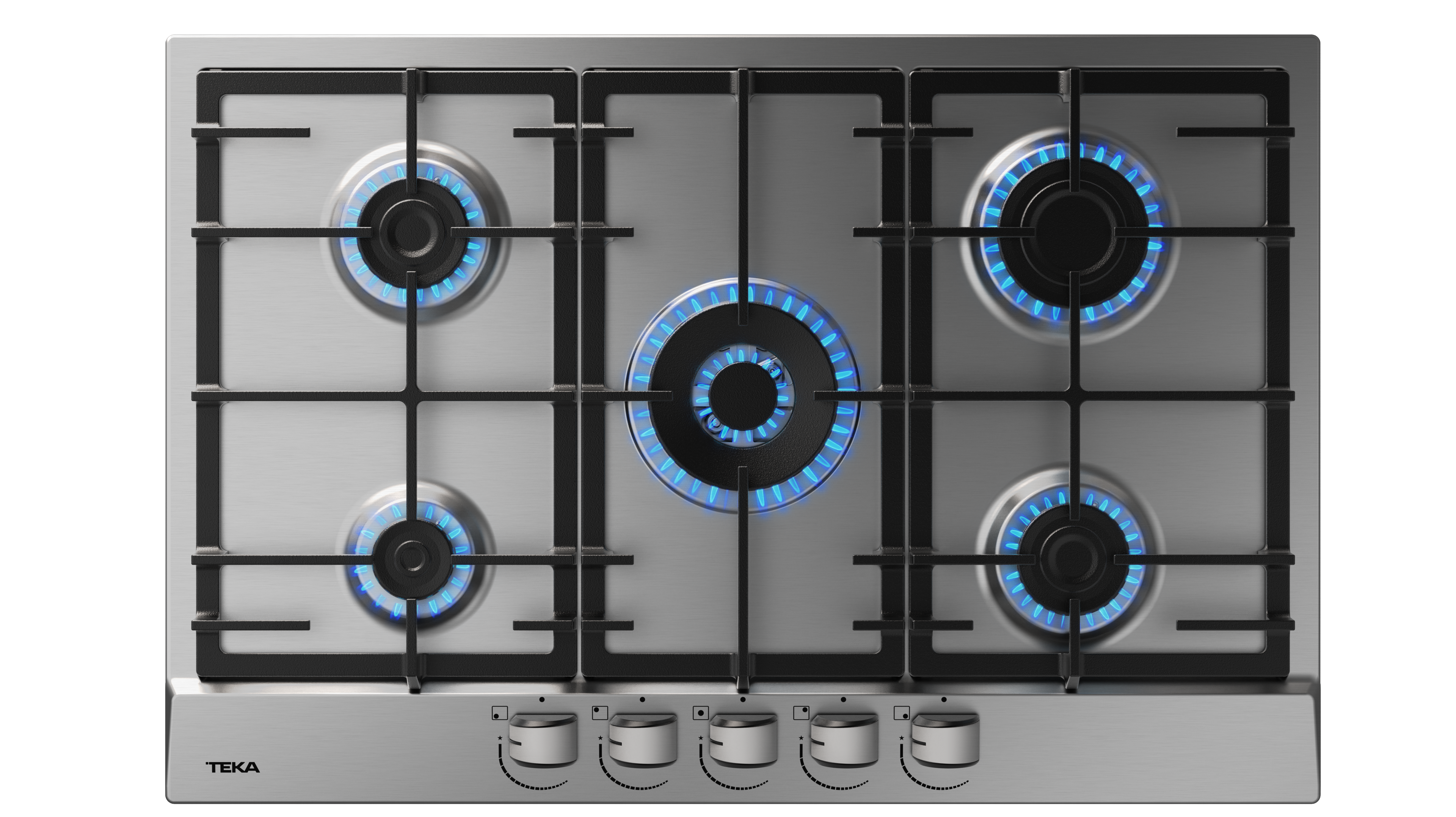TEKA - Encimera de gas con 4 zonas de cocción y encendido automático  GSC 95330 SB - 112610068