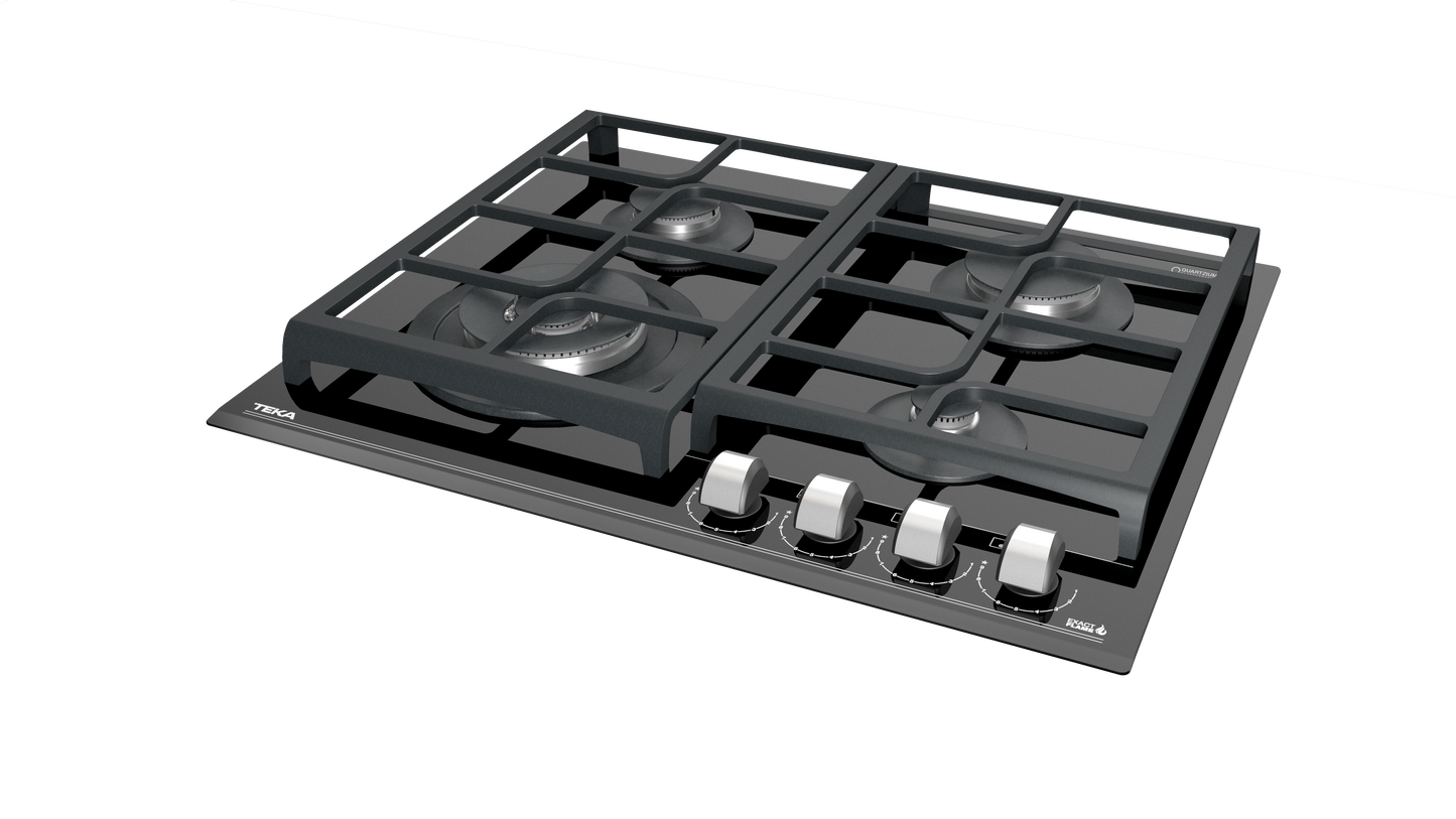 TEKA - Placa cristal gas negro 60 CM; GZC 64320 XBB - 112570041
