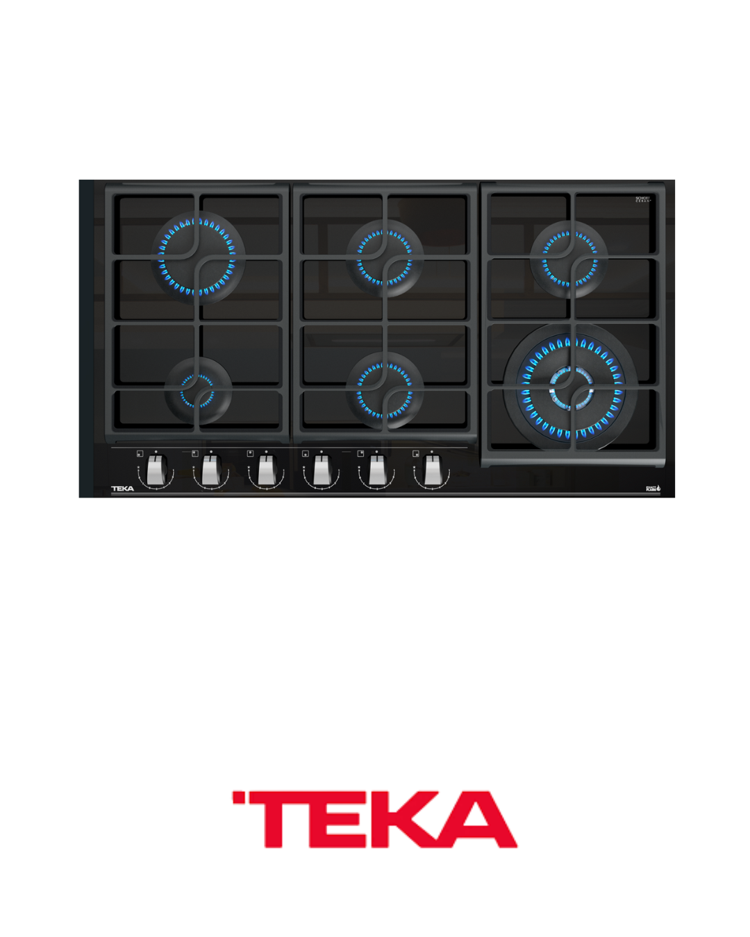 TEKA - Placa cristal Negro 90 CM; GZC 96310 XBB -  112570073