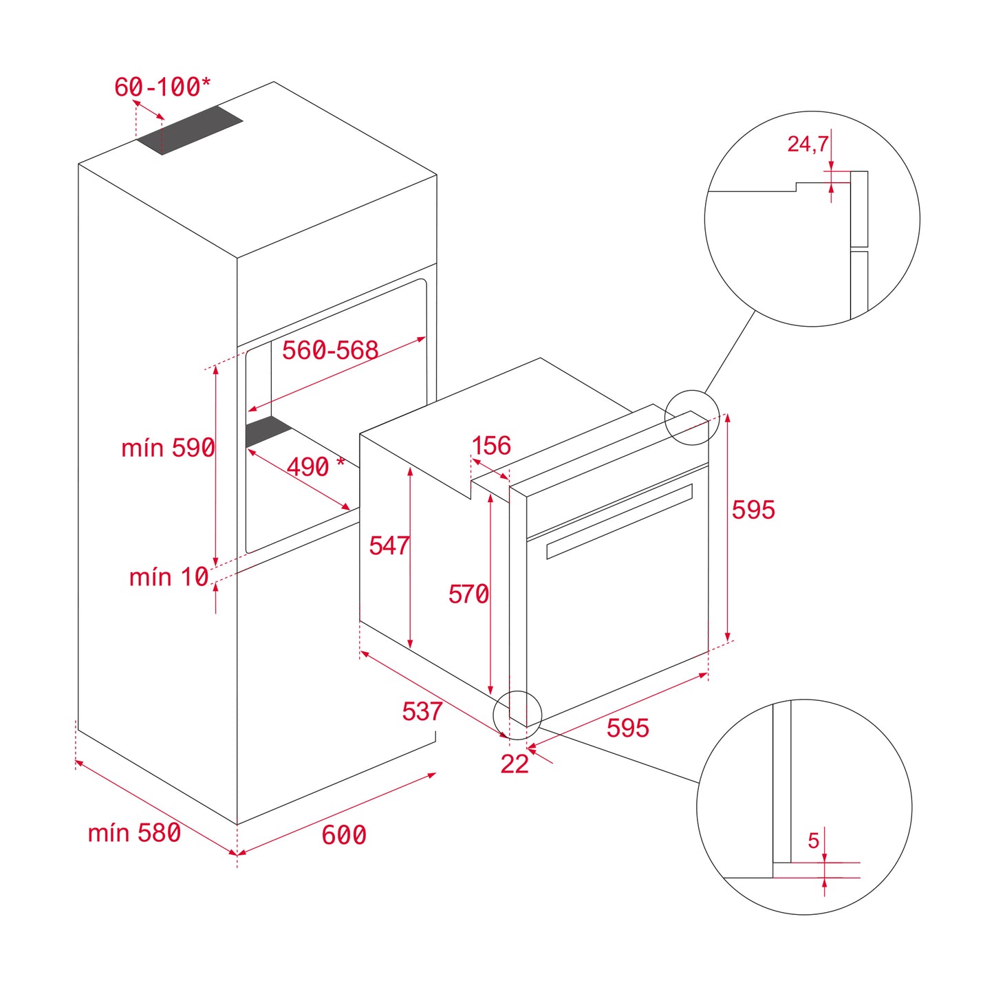 TEKA - Horno Inteligente Pirolitico; iOven P - 111000000