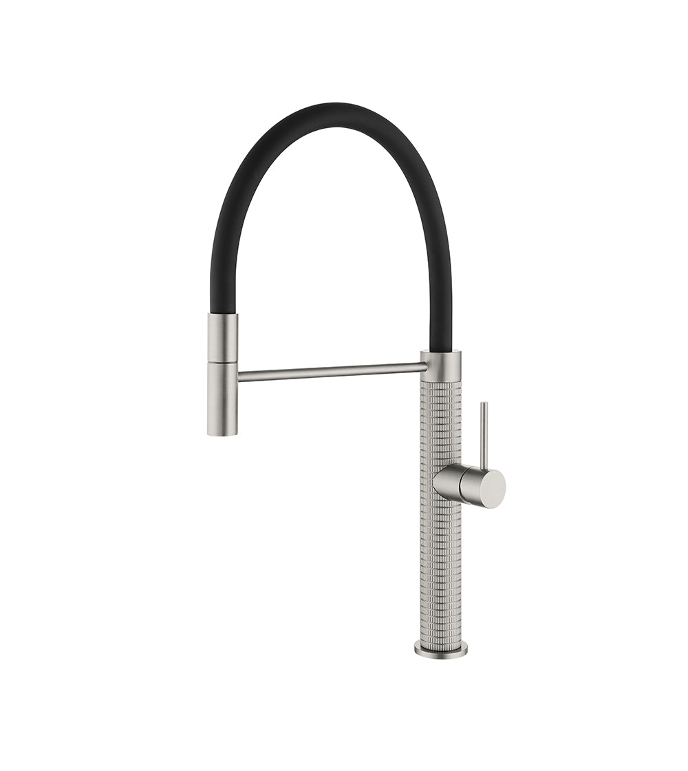 AZZOR - Grifería Azzor de cocina Diamanto Satin Nickel - AZZ-K072A02021BS