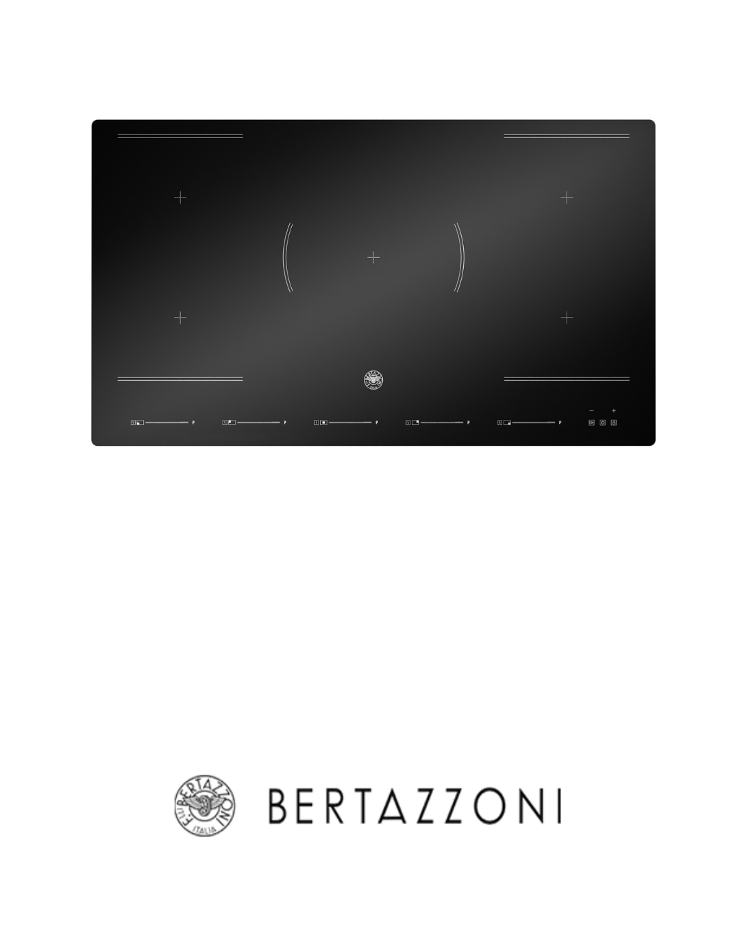 BERTAZZONI - Cubierta de inducción Flex de 90cm  - P905I2M30NV