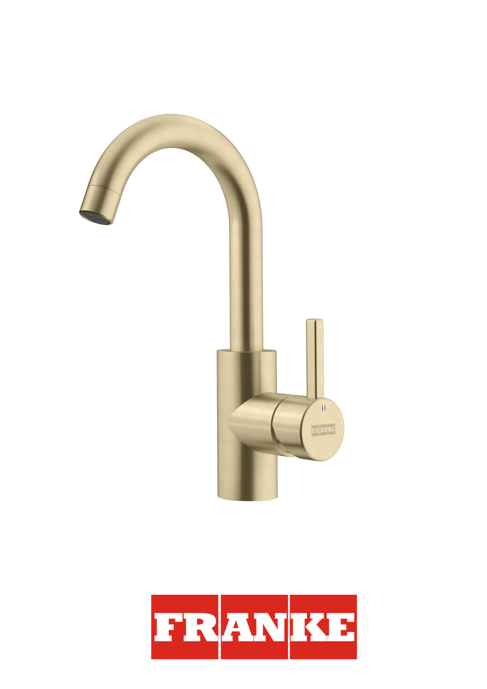 FRANKE - Grifo mezclador dorado - EOS NEO SWIVEL GOLD - 115.0681.243