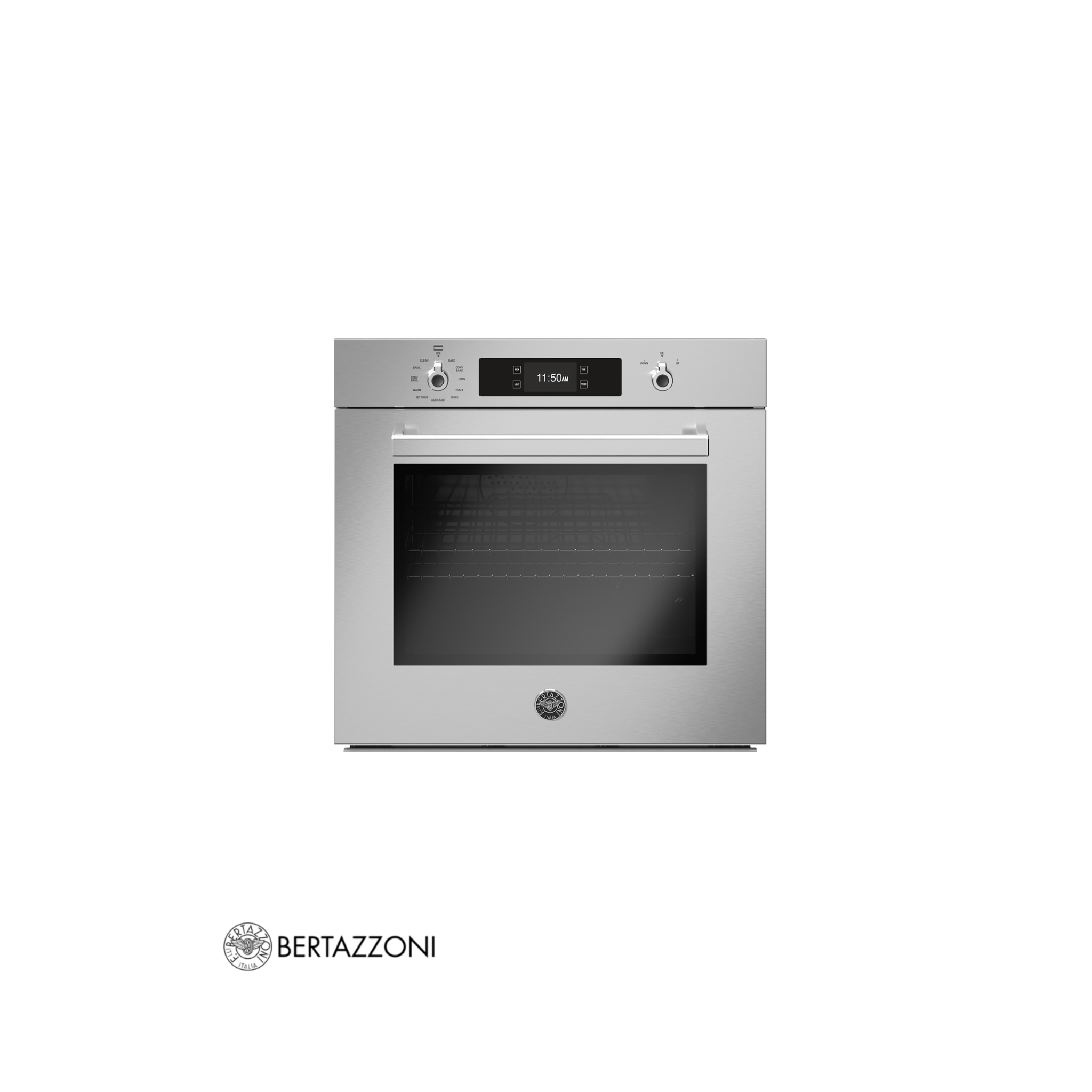 BERTAZZONI - Horno Professional multifunción 60cm Acero - PROF30FSEXT