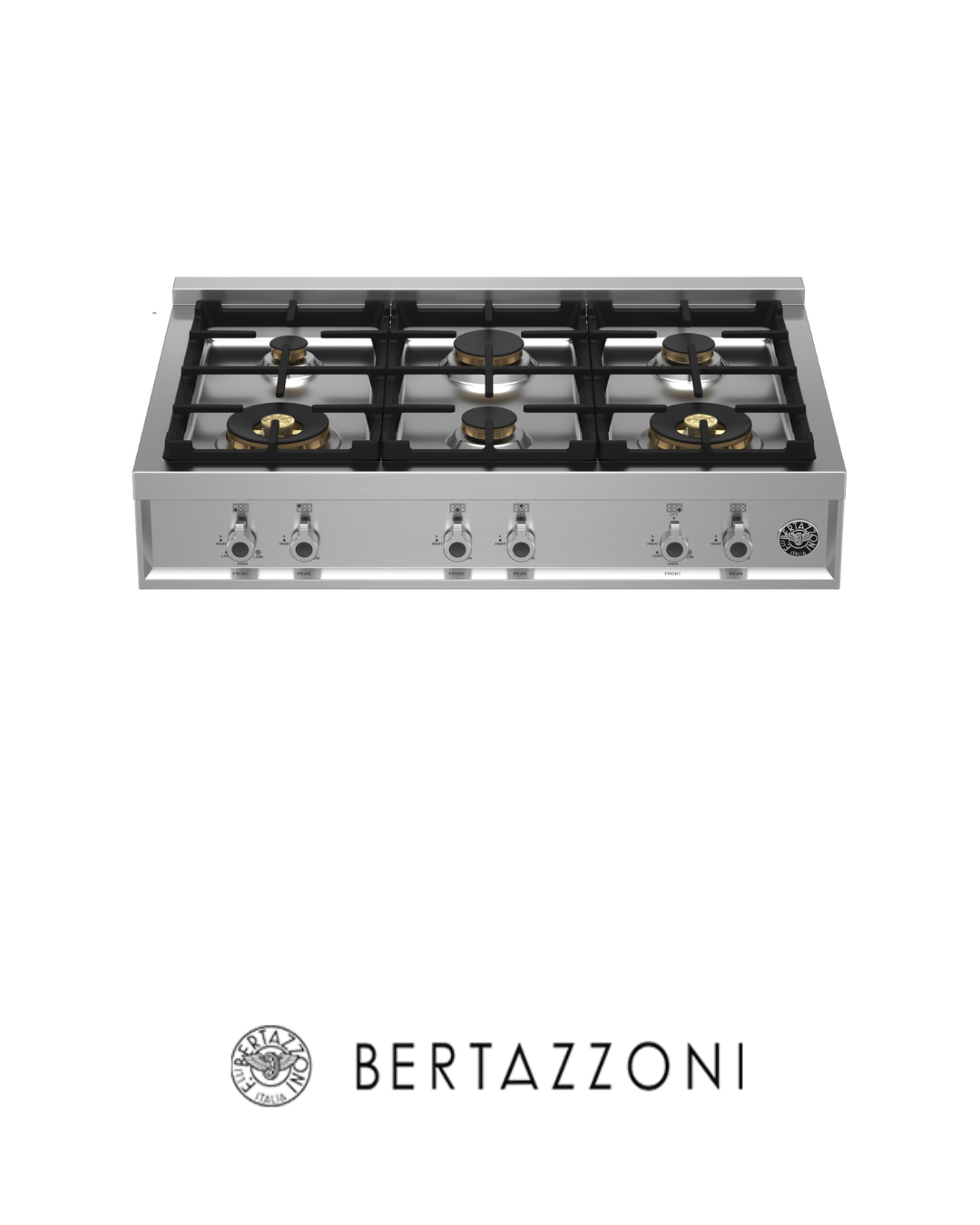 BERTAZZONI - Rangetop 36 Pulgadas Gas Natural & Propano - PROF366RTBXT