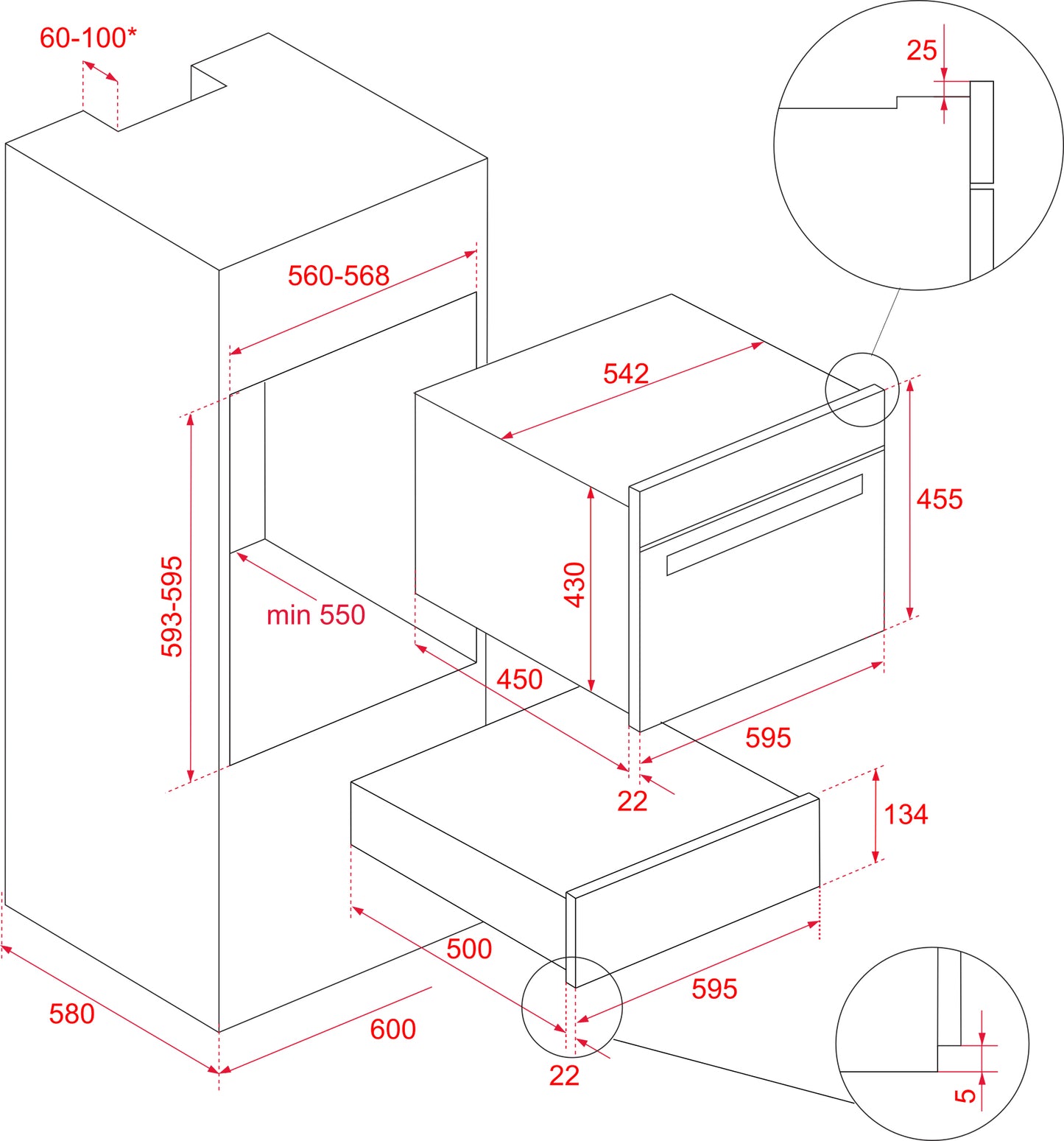 TEKA - Cajón calentador de platos; CP 15GS - 40589920