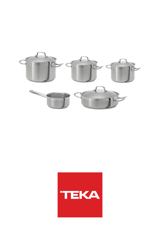 TEKA - Set de batería de induccion de 9 piezas - 49004840