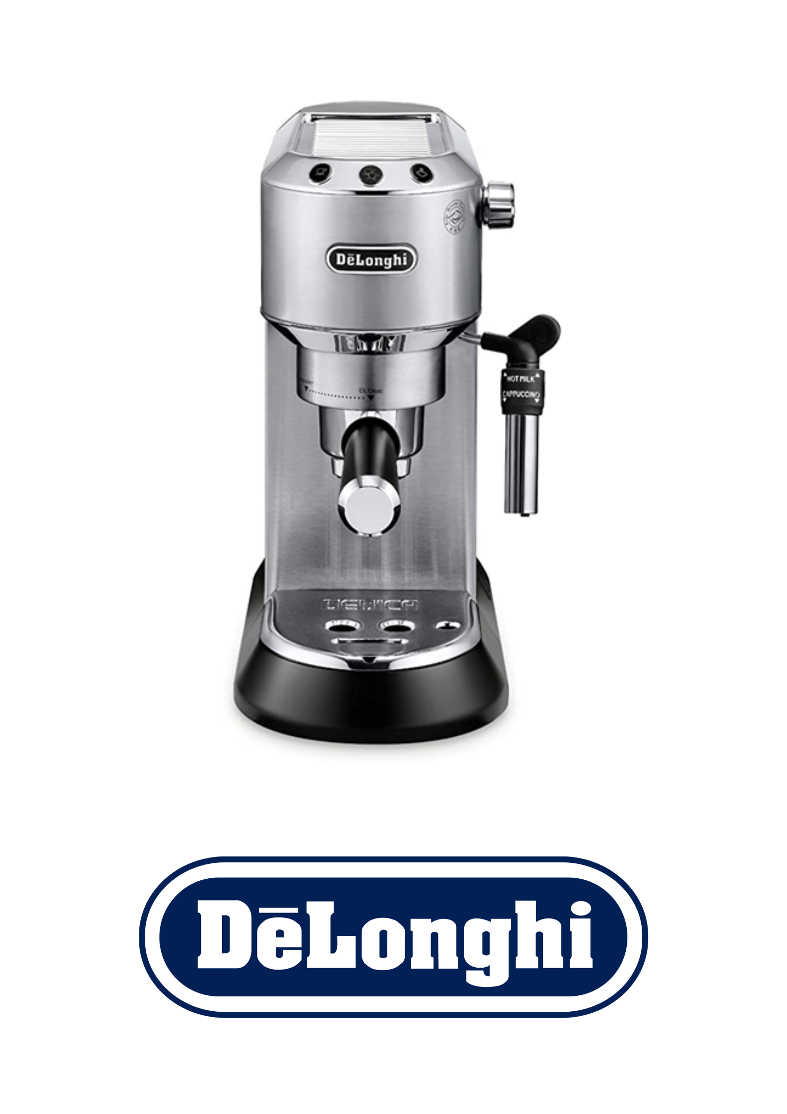 DELONGHI -  Máquina Espresso Dedica Silver - EC685M