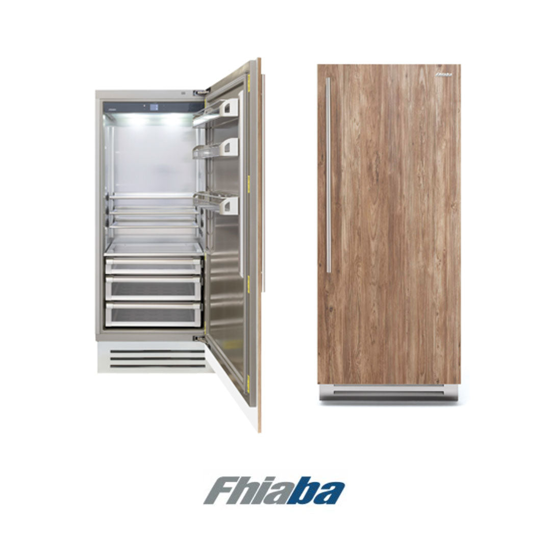 FHIABA - S8990FR6DR - Refrigerador panelable 90cm