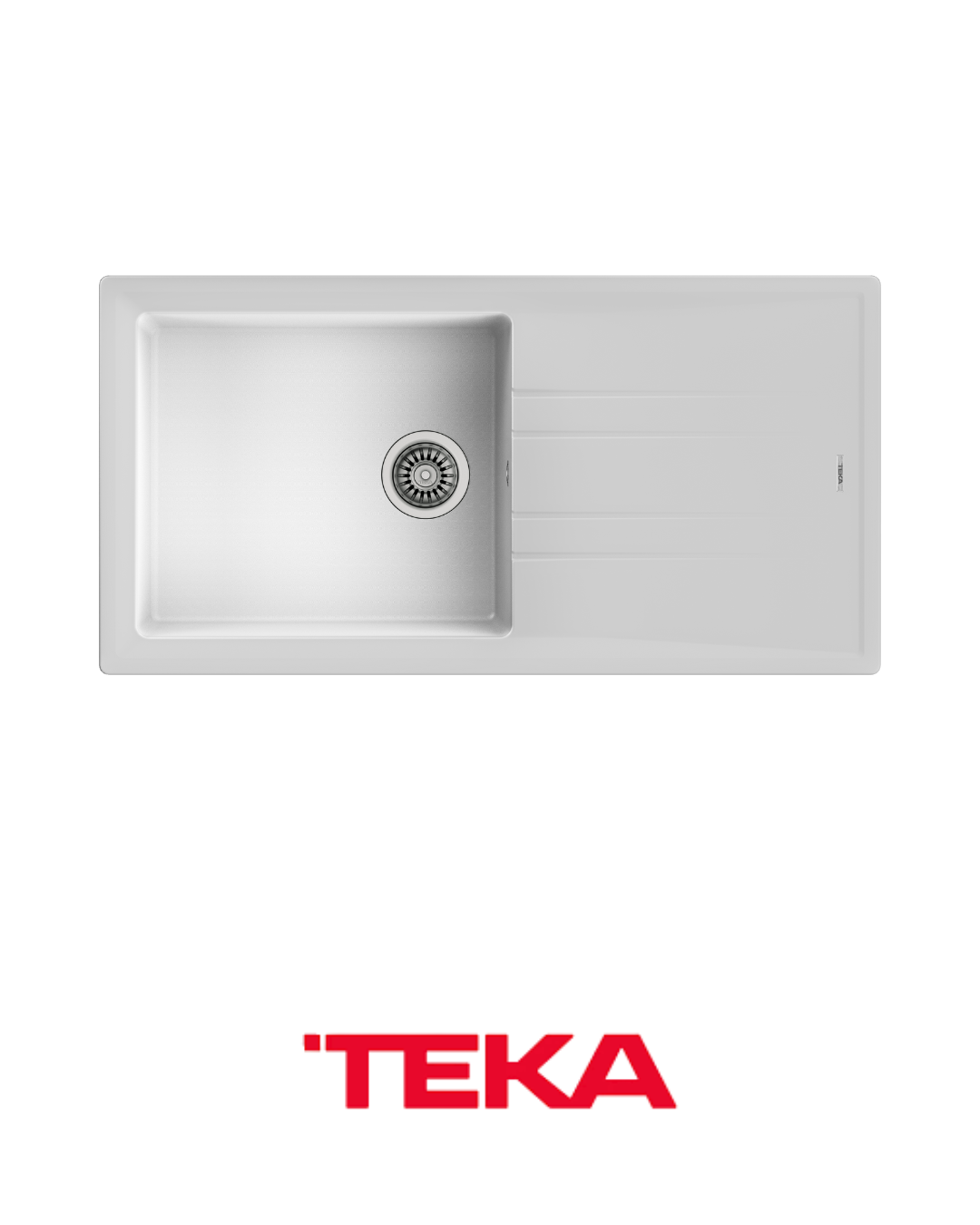 TEKA - Poceta sintética negro mate; STONE 60-TG 1C 1E -115330012