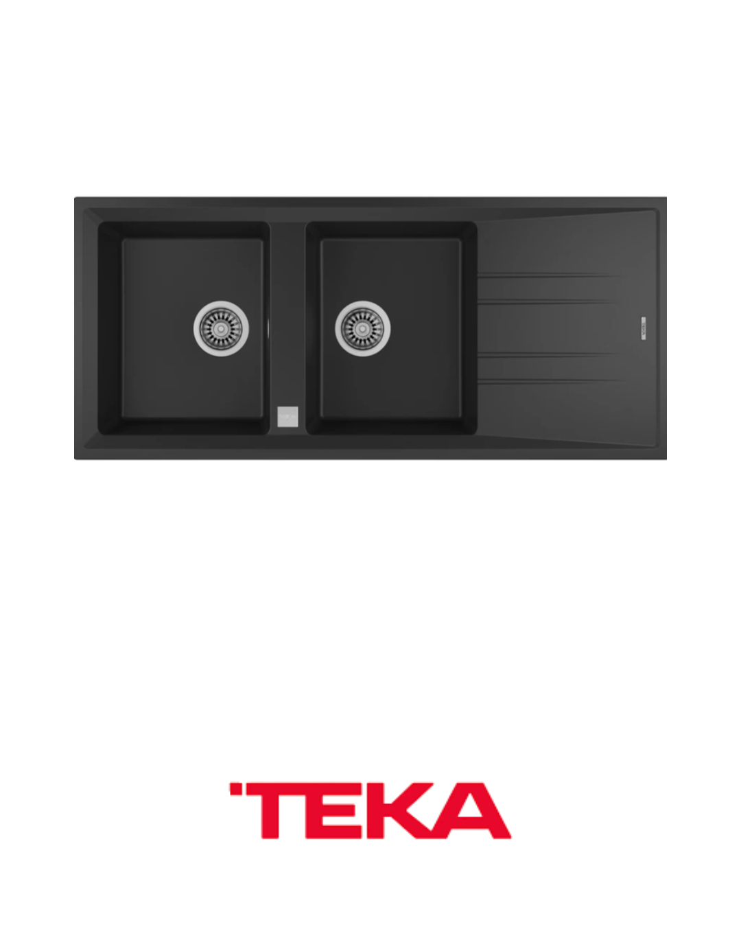 TEKA - Fregador a sobre poner; STONE 80 B-TG 2C 1E - 115400009