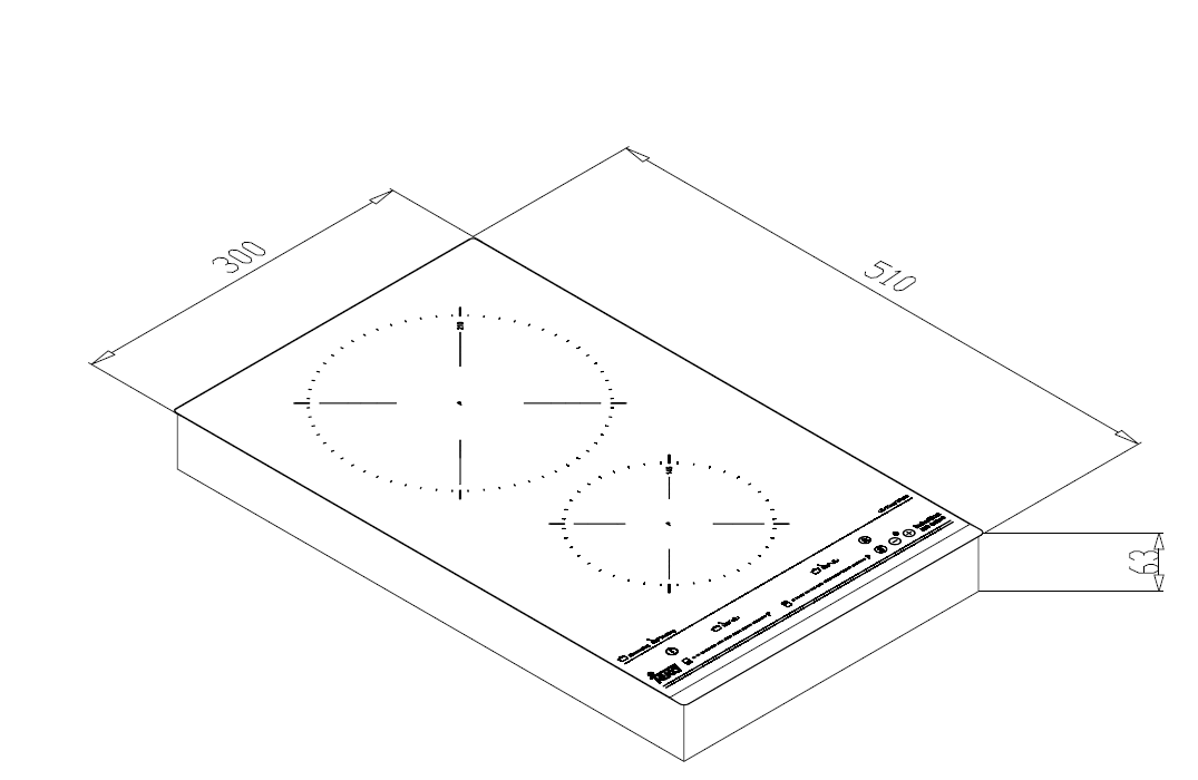 TEKA - Placa de induccion ; IZC 32300 DMS -112510001