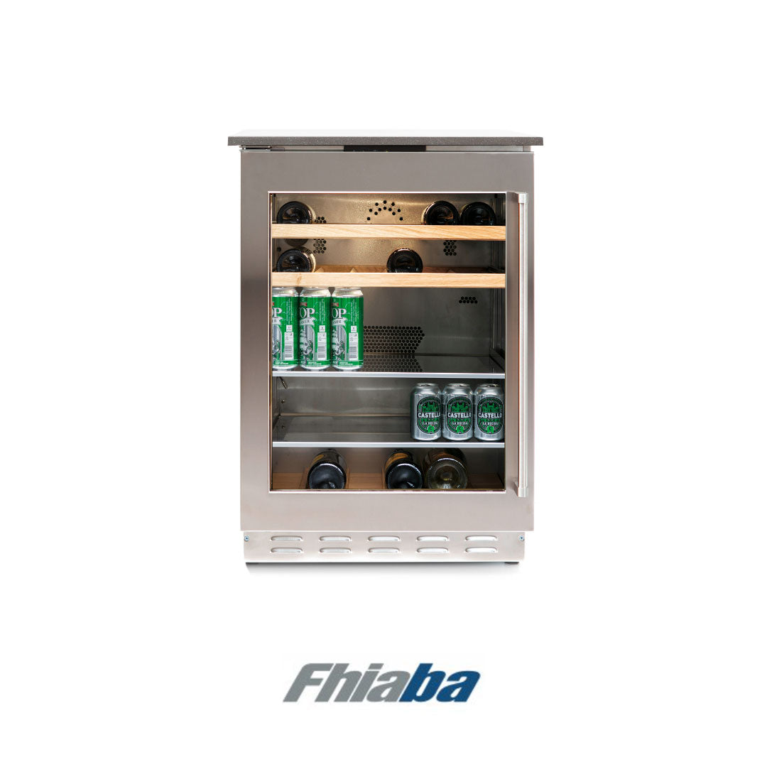 FHIABA - UCB601TPO - Centro de bebidas bajo mesón puerta en acero 60cm