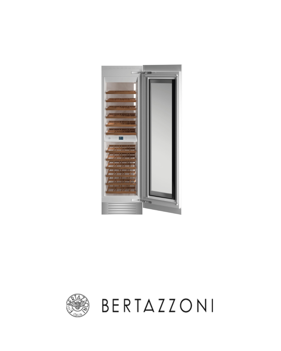 BERTAZZONI - Cava de vinos alta panelable 60cm - WC605BRP2T