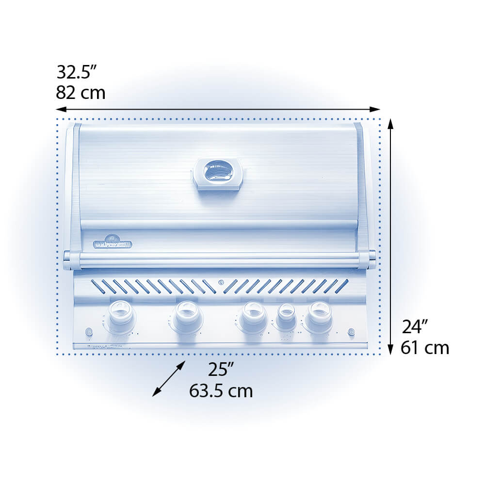 NAPOLEON - Asador Napoleon Gas Empotrable BIPR0500P - BIPRO500RBPSS