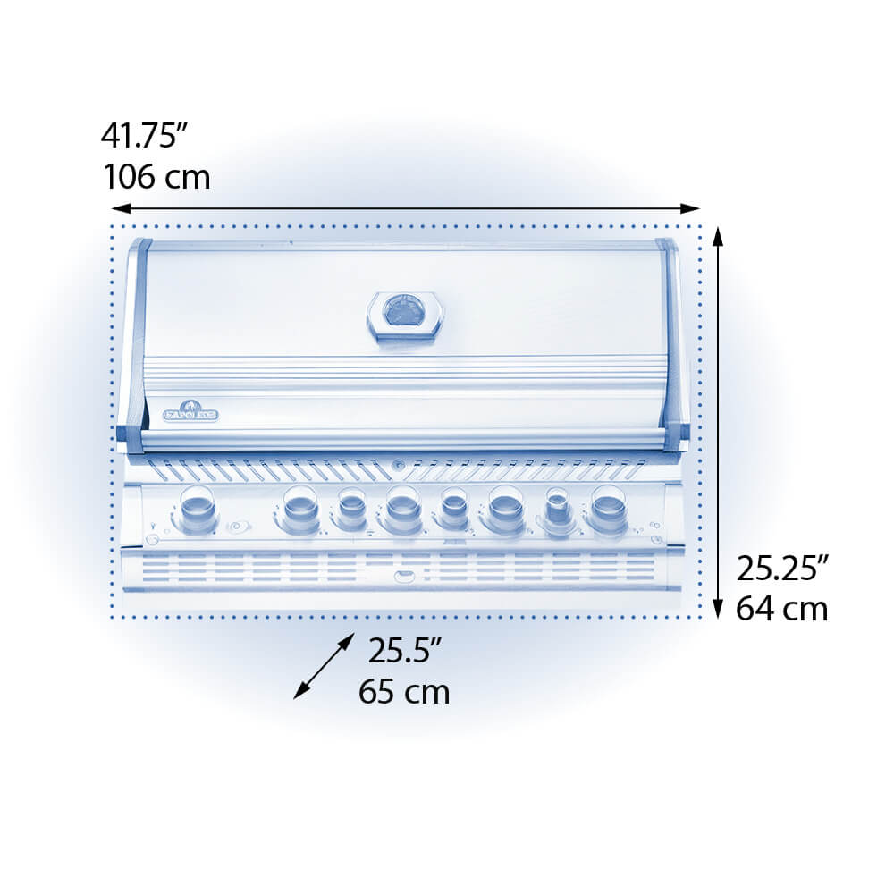 NAPOLEON - Asador Napoleon Gas Empotrable BIPRO665N - BIPRO665RBNSS